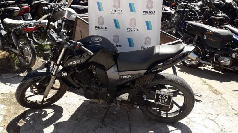 Recuperan en Jáuregui una moto robada