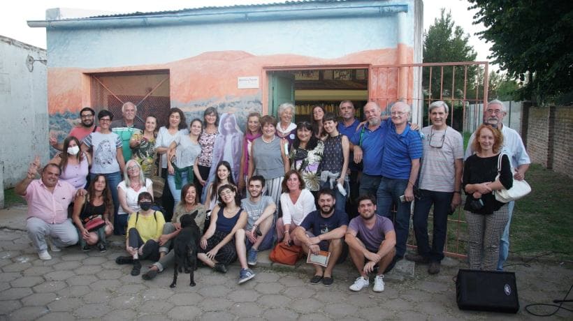 Reinauguraron la Biblioteca Popular Mónica Mignone