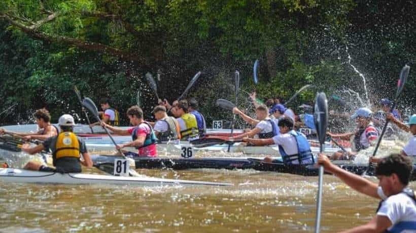 El Timón volvió a ser anfitrión en una competencia de canotaje