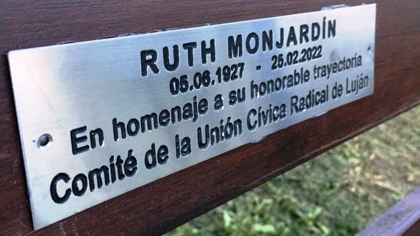 Sentido homenaje a Ruth Monjardín