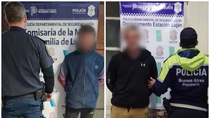 Aprehendieron a dos sujetos por violencia familiar