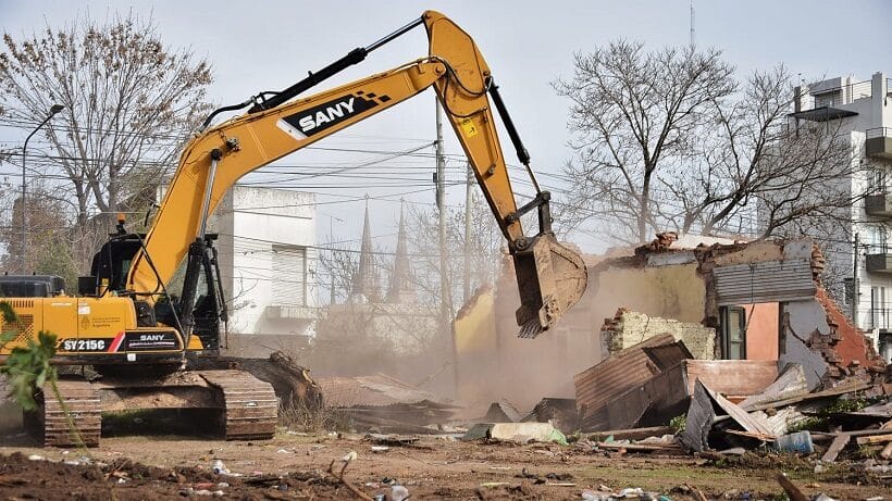 Recuperación del Parque San Martín: demolieron la última vivienda ilegal