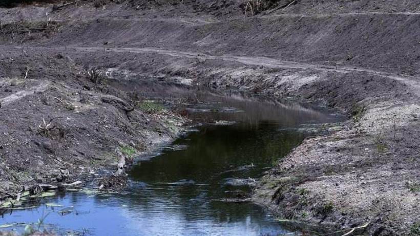 Río Luján «Avanza a buen ritmo la limpieza y ampliación del cauce»